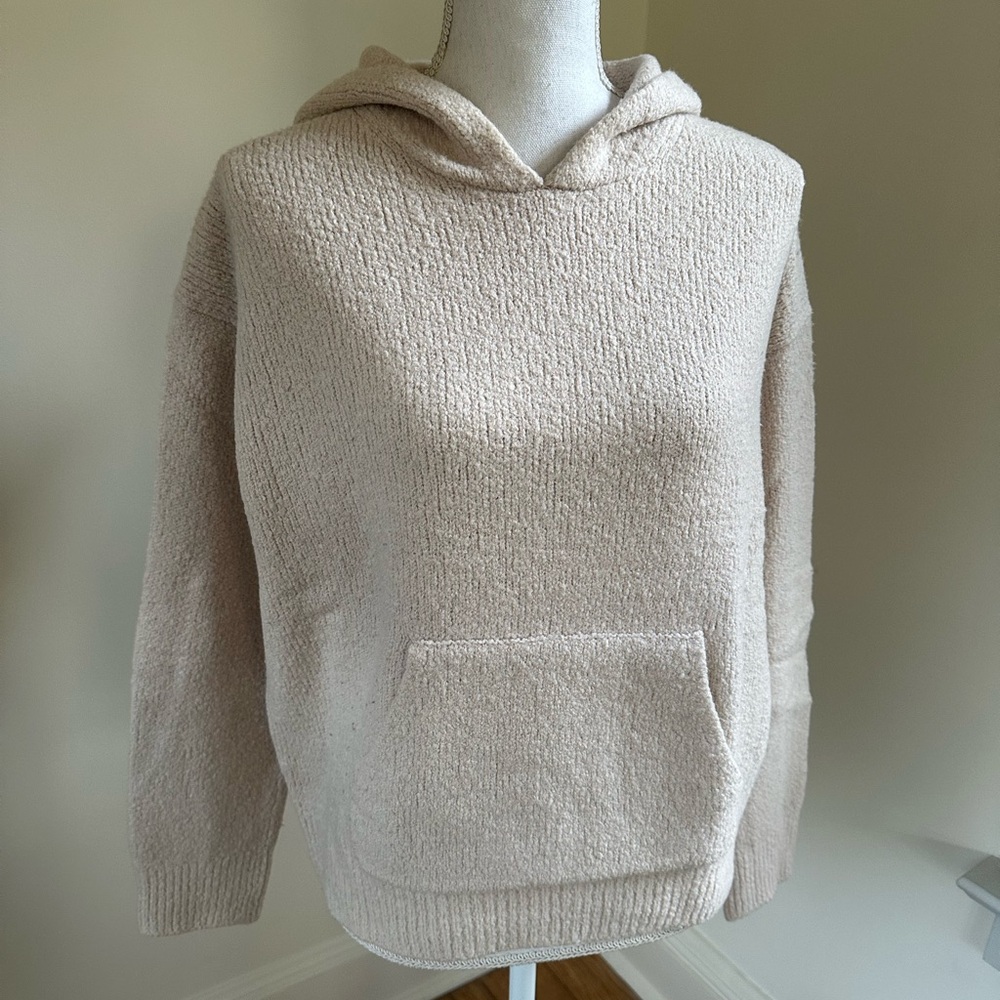 Vince Lilac Hooded Sweater Front Pocket size Medium